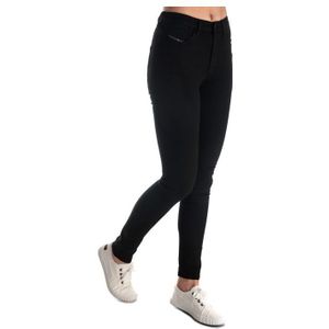 Diesel Skinzee Skinny Jeans Met Hoge Taille Voor Dames, Zwart - Maat 27/30