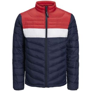 Jack & Jones Jas Zomer Hero Puffer Collar Blauw - Maat XL