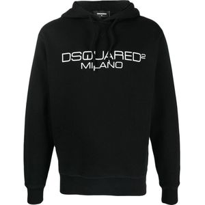 Dsquared2 D2 Milano Hoodie Zwart