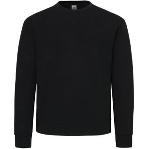 Fruit of the Loom Superkatoenen uniseks sweater voor volwassenen (Zwart)