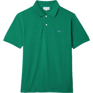 Lacoste Heren Spikkel Katoen Piqué Klassiek Polo Shirt (Groen)