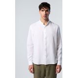 North Sails Overhemd Mandarijn met geborduurd logo