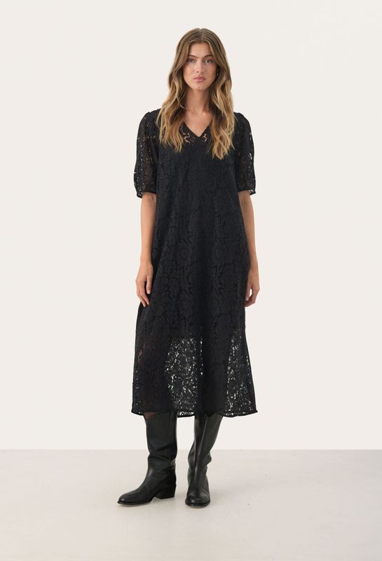 Jurk Regular fit black