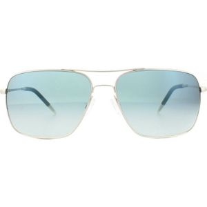 Oliver Peoples Aviator Mens Silver Chrome Sapphire VFX Fotochrome zonnebril | Sunglasses