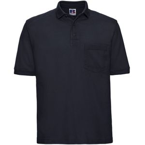 Russell Werkkleding Heren Poloshirt Met Korte Mouwen Voor Zwaar Gebruik (Franse Marine) - Maat XS