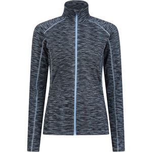 Mountain Warehouse Dames/Dames Bend & Stretch Midlayer met volledige rits (Donkerblauw)