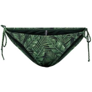 PIECES strik bikinibroekje PCBILMA groen/zwart