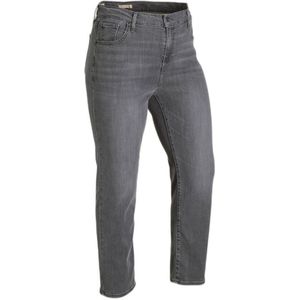 Levi's Plus 724 High Rise Straight Jeans (Plus Size) High Waist Straight Fit Jeans Zwart - Zwart - Dames - Maat 52/34