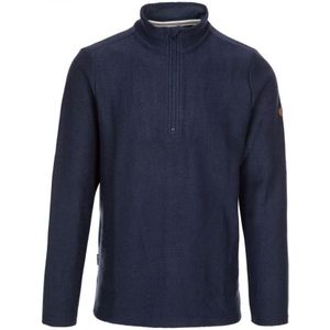 Trespass Heren Taddingley Half Zip Sweatshirt (Marine) - Maat L