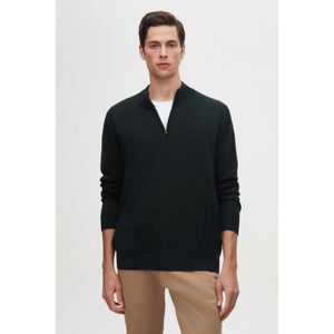 Ds Damat Slim Fit Half-Zip Gebreide Trui