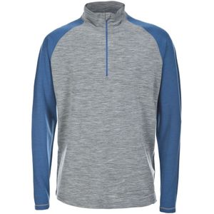 Trespass - Heren Hex Lange Mouwen Half Zip Sweater (Grijs) - Maat 2XS