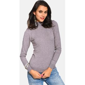 GB - William de Faye - gebreide funnelhals - FLANELLE