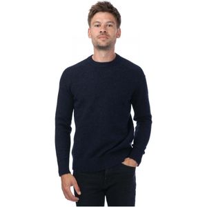 Gebreide heren trui met lange mouwen Selected Homme in blauw