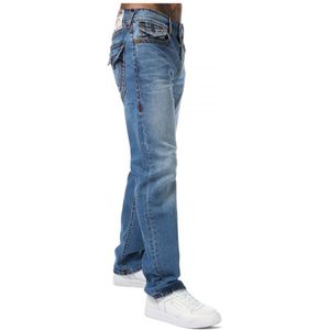 True Religion Ricky Super T Jeans Met Rechte Pijpen Voor Heren, Denim - Maat 32N