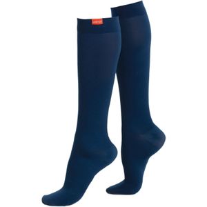 Vochtafvoerende nylon 15-20 mmhg compressiesokken - Marine