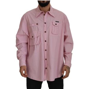 Button Down Overhemd Met Lange Mouwen