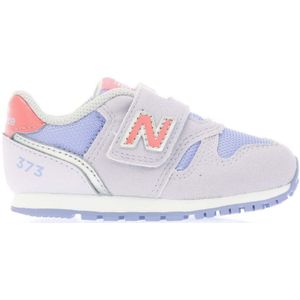 Girl's New Balance 373 Hook and Loop Trainers in Violet