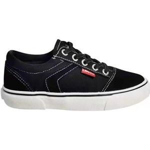 Boy's Levis Juniors Philly Canvas Low Trainers in Black