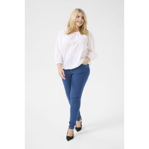 Blouse met lange mouwen Regular fit Chalk white