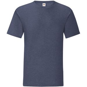 Fruit Of The Loom - Iconisch T-shirt - Heather Marine