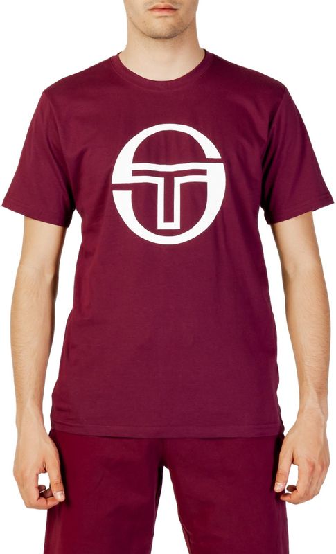 Sergio Tacchini - Logo Tee - T-shirt - Paars - Korte Mouwen
