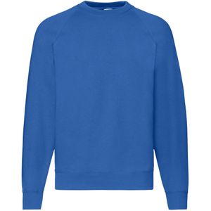 Fruit of the Loom Heren Klassiek Raglan Sweatshirt (Koningsblauw)