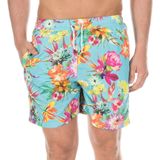 Hackett - Turquoise-Floral Multicolor - Zwembroek - 100% Polyester