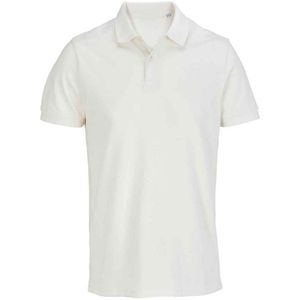 SOLS Unisex Adult Pacific Piqué Tweelingnaaldssteek Poloshirt (Gebroken wit)