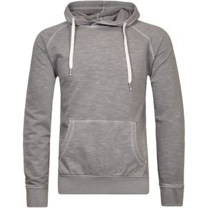 Ragman - Sweatshirt - Blauw - Effen - Met Capuchon