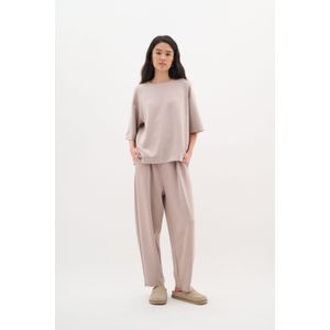 Broek Relaxed fit Clay beige