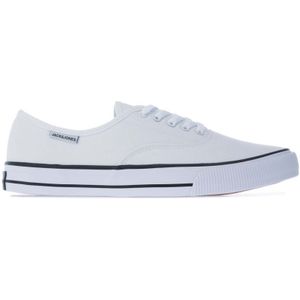 Jack & Jones Curtis Canvas Sneakers Voor Heren, Wit - Maat 40.5