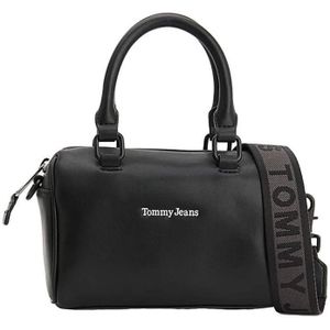 Tommy Jeans Bowling-schoudertas met contrasterende rand en logo voor dames