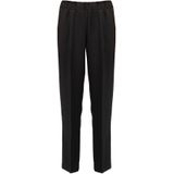 Silvian Heach - High Waist Rechte Broek - Zwart - Polyester Viscose Elastaan