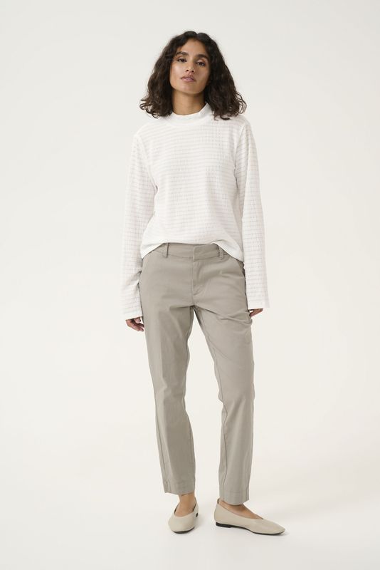 Kaffe - KA Mette - Chino - Lichtgrijs - 7/8 lengte