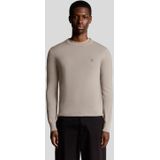 Lyle & Scott Merinowol Trui met Ronde Hals - Bruin