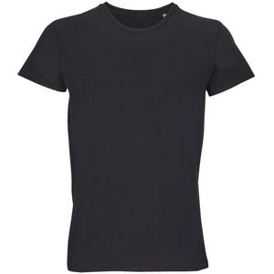 SOLS Unisex volwassen Crusader gerecycled T-shirt (Diep zwart)