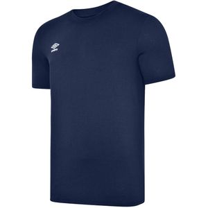 Umbro Kinderen/Kinderclub Vrijetijds-T-shirt (Marine / Wit)