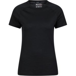 Mountain Warehouse Dames/Dames Summit Merino Wol Thermo Top (Zwart)