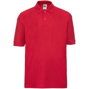Russell Kinder/Kinder Piqué Poloshirt (Helder rood)