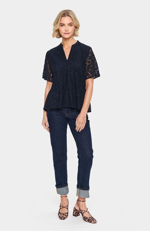 Saint Tropez - Zanna SZ Blouse - Blauw - Dames