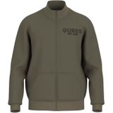 Guess - Sweatjack - Heren - Met Opstaande Kraag - Praktische Steekzakken