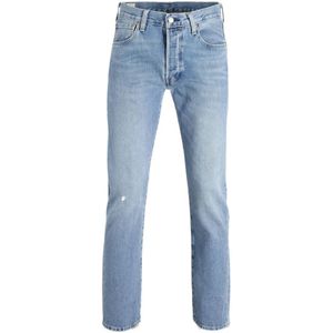 Levi's 501 regular fit jeans medium indigo worn in