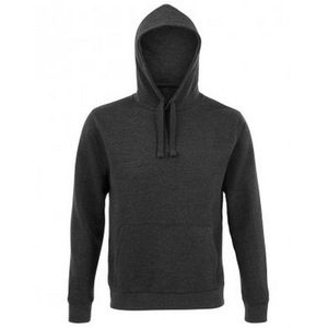 SOLS Unisex Volwassenen Spencer Hooded Sweatshirt (Houtskool mergel)