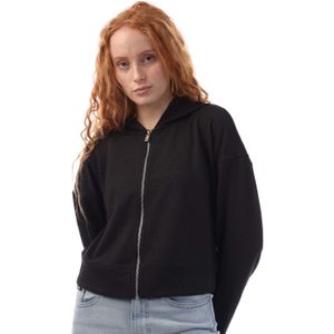 DKNY Dames/Dames Snake Jacquard Full Zip Hoodie (Zwart)