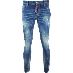 Dsquared2 Tidy Biker spijkerbroek met verfspatten