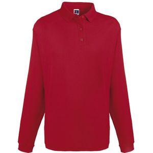 Russell Europe Mens Heavy Duty Collar Sweatshirt (Klassiek rood)