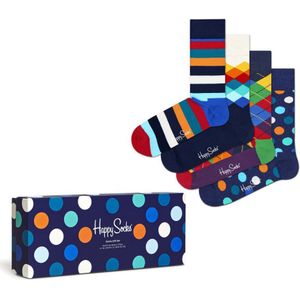 Happy Socks Sokken Multi Color 4-Pack Gift Box Multi - Maat 39 - 42