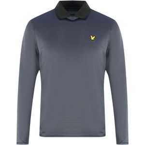 Lyle & Scott - Venteech - Poloshirt - Donkergrijs - Lange Mouwen