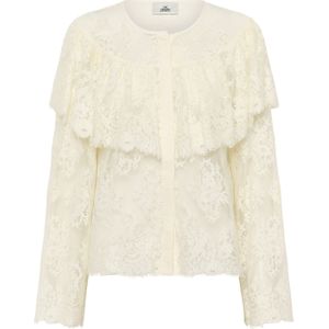 Karen by Simonsen, Dames, Blouses & Shirts, Wit, Maat: M