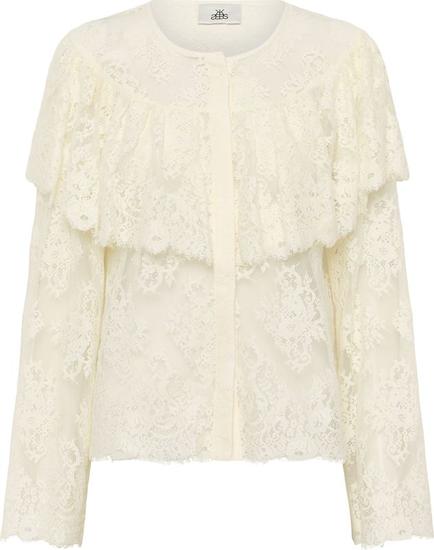 Karen by Simonsen, Dames, Blouses & Shirts, Wit, Maat: M